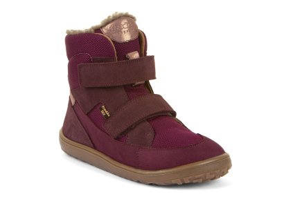 DETSKÉ BAREFOOT TOPÁNKY FRODDO UP TEX WINTER - BORDEAUX