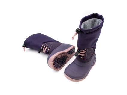 DETSKÉ SNEHULE LURCHI JOEL BAREFOOT - PURPLE