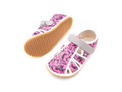 DETSKÉ BAREFOOT PAPUČE JONAP HOME NEW -  DIEVČENSKÝ SVET