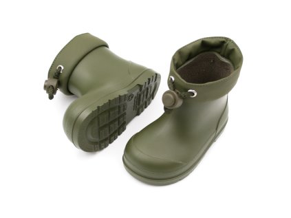 NÍZKE DETSKÉ BAREFOOT GUMÁKY IGOR SHOES MENDI - KAKI