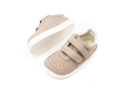 DETSKÉ BAREFOOT TENISKY MURIS PETRA MINI - TAUPE