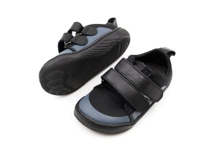 PEGRES BAREFOOT TENISKY SBF 57 - ČIERNE