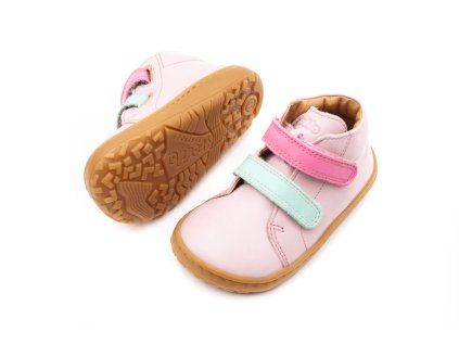 DETSKÉ BAREFOOT TOPÁNKY FRODDO FIRST STEP - PINK
