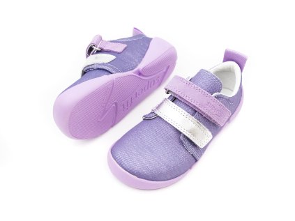 SUPERFIT BAREFOOT TENISKY VENTO - LILA/SILVER
