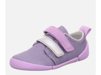 SUPERFIT BAREFOOT TENISKY VENTO - LILA/SILVER