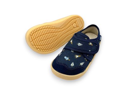 DETSKÉ BAREFOOT TENISKY MIDO SHOES - SPACE