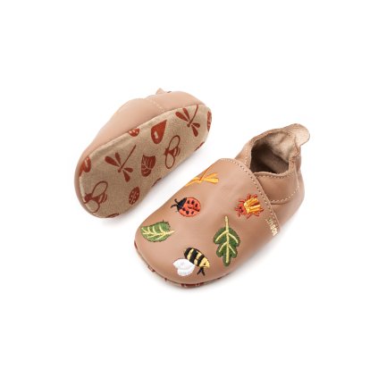DETSKÉ BAREFOOT CAPAČKY BOBUX - BUGTOPIA CARAMEL