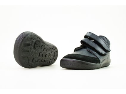 BEDA BAREFOOT ČLENKOVÉ JUST BLACK S MEMBRÁNOU (Veľkosť 35)