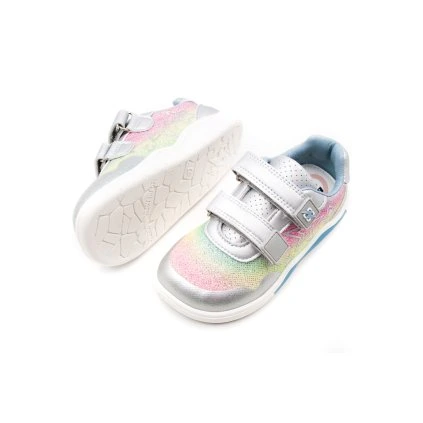 DETSKÉ BAREFOOT BLIKAJÚCE TENISKY BEPPI - SILVER