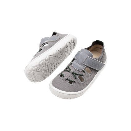 VZDUŠNÉ BAREFOOT SANDÁLKY FRODDO LIGHT - GREY