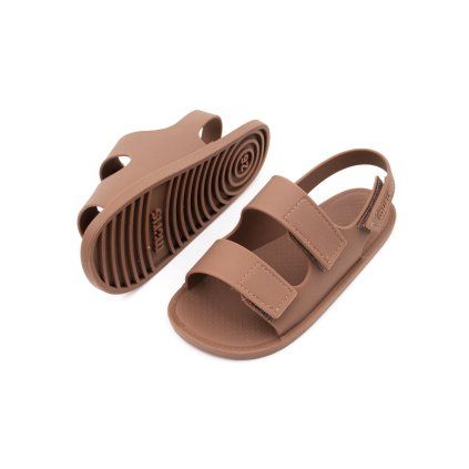 DETSKÉ BAREFOOT SANDÁLE MURIS ARUBA JUNIOR - BARK BROWN