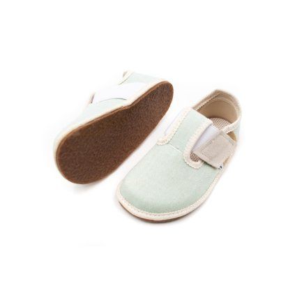 DETSKÉ BAREFOOT PAPUČE PEGRES SBF 06U - MINT