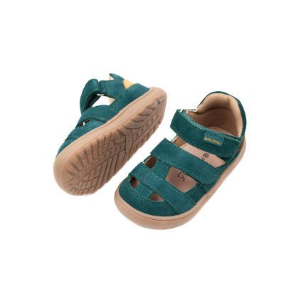 DETSKÉ BAREFOOT SANDÁLE PROTETIKA DIZY - GREEN