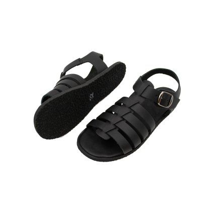 DETSKÉ BAREFOOT SANDÁLKY FLEXI NENS - BOX BLACK