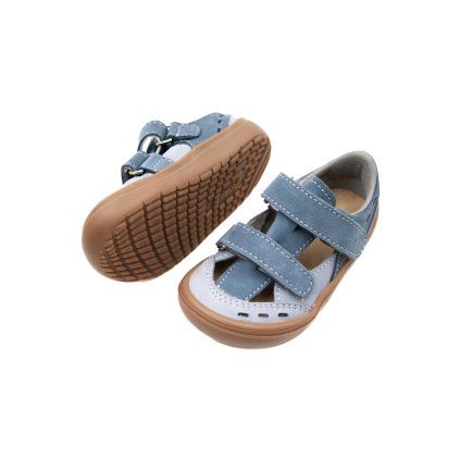 DETSKÉ BAREFOOT SANDÁLE JONAP BERRY -  ŠEDÁ