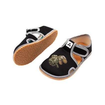 DETSKÉ BAREFOOT PAPUČE ANTAL SHOES RASCAL - MECH REX