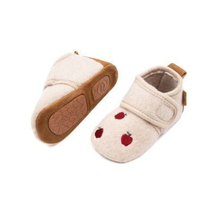 DETSKÉ BAREFOOT VLNENÉ PAPUČKY MIKK-LINE - APPLE