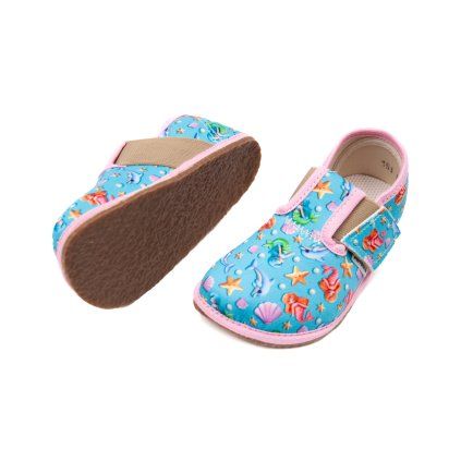 DETSKÉ BAREFOOT PAPUČE PEGRES BF01 - LAGUNA
