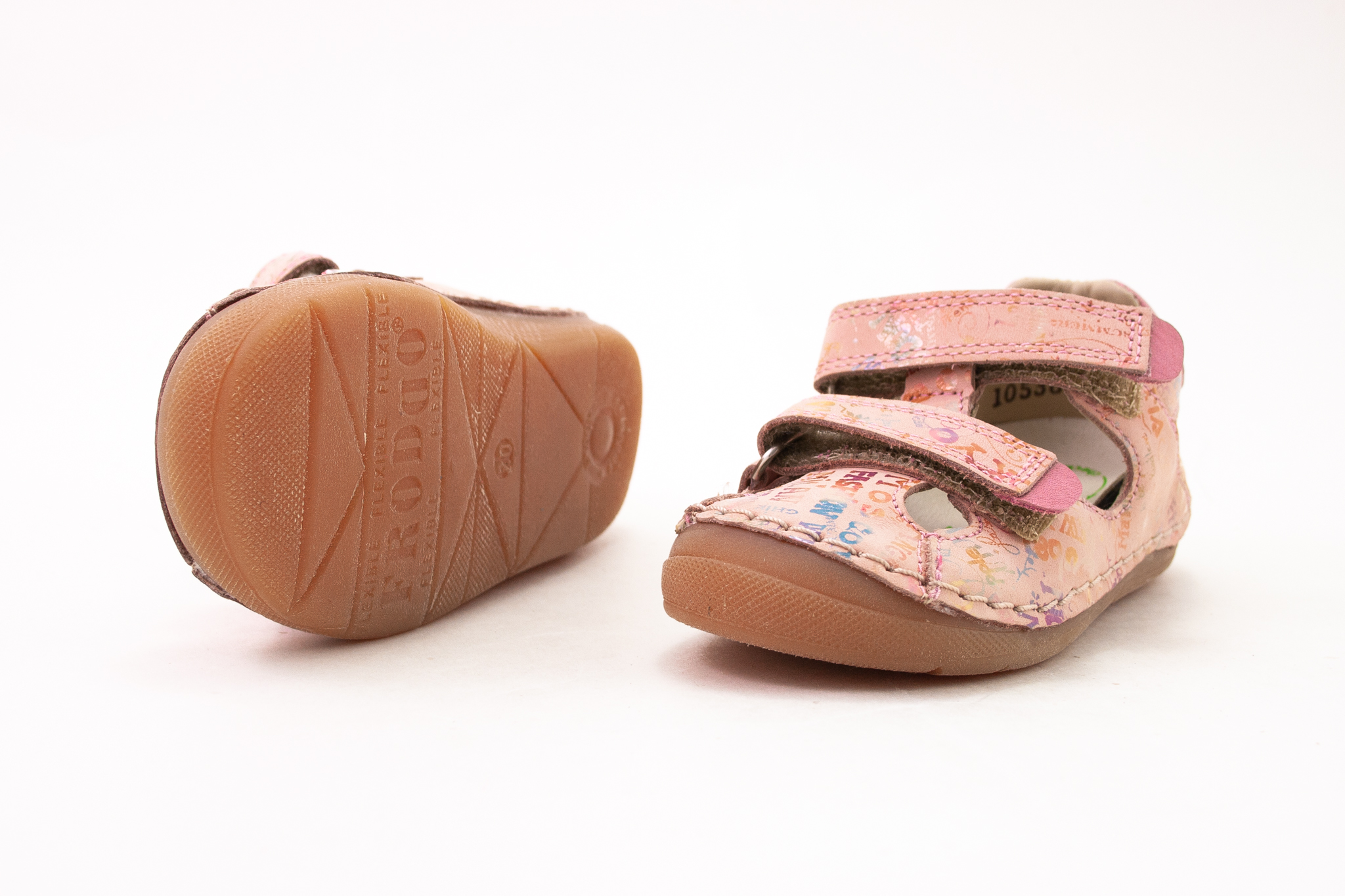 FRODDO PAIX DOUBLE SANDÁLKY PINK MULTI Veľkosť: 21, Vnútorná dĺžka  topánky v cm: 13.3, Vnútorná šírka topánky v cm: 6.2