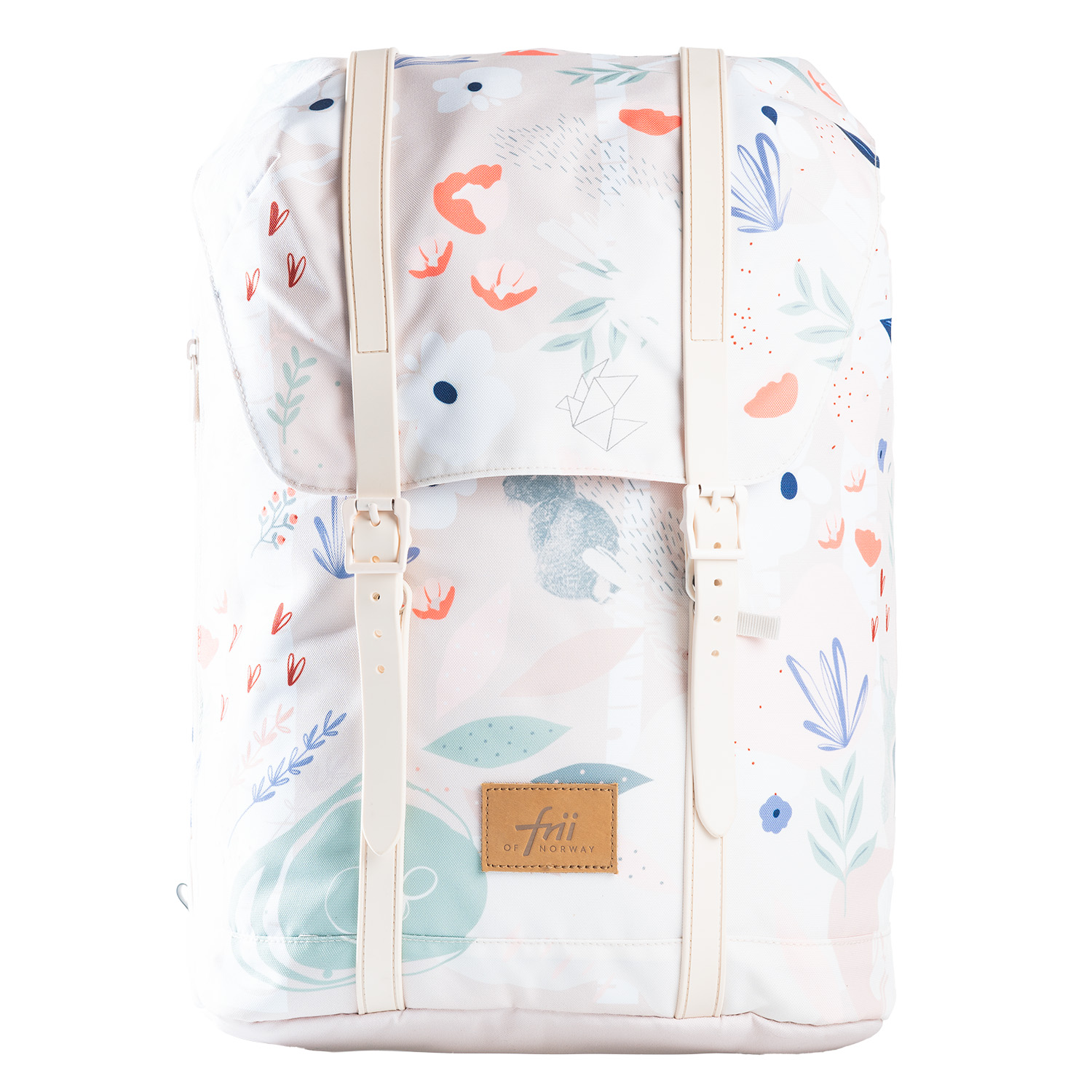 FRII OF NORWAY ERGONOMICKÝ ŠKOLSKÝ BATOH RETRO FLOWER BUNNY 30L