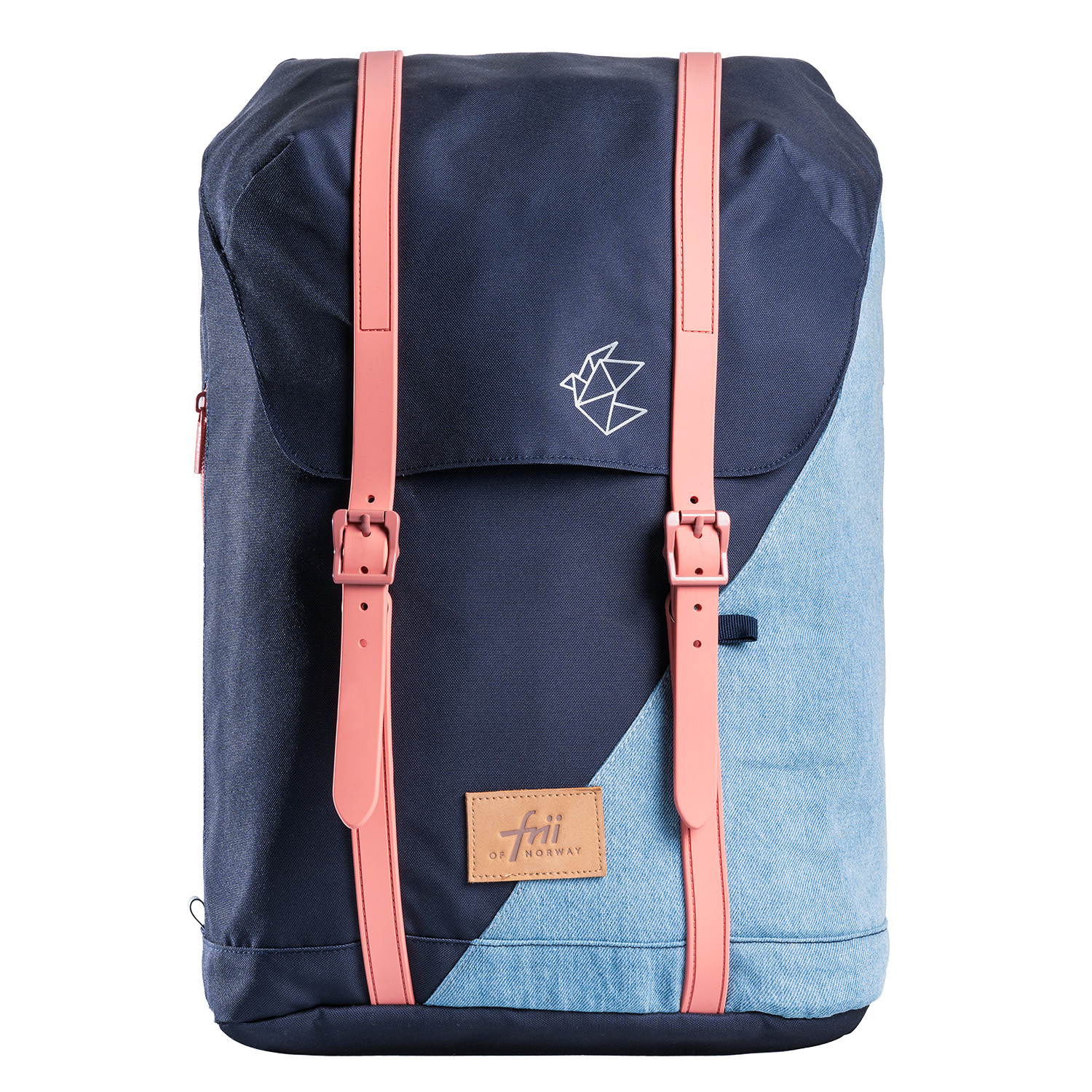 FRII OF NORWAY ERGONOMICKÝ ŠKOLSKÝ BATOH RETRO BLUE JEANS 30L