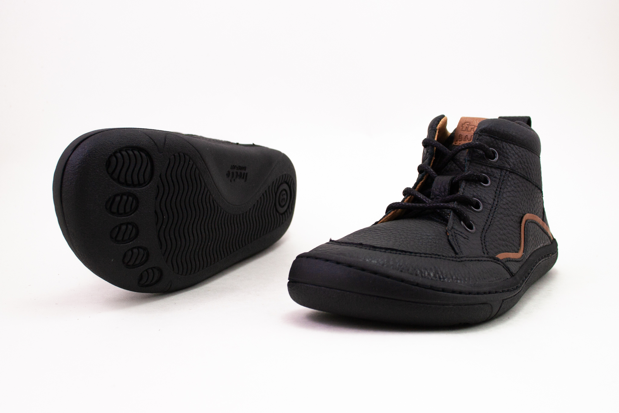FRODDO BAREFOOT LACE-UP BLACK Veľkosť: 32, Vnútorná dĺžka  topánky v cm: 21.3, Vnútorná šírka topánky v cm: 8