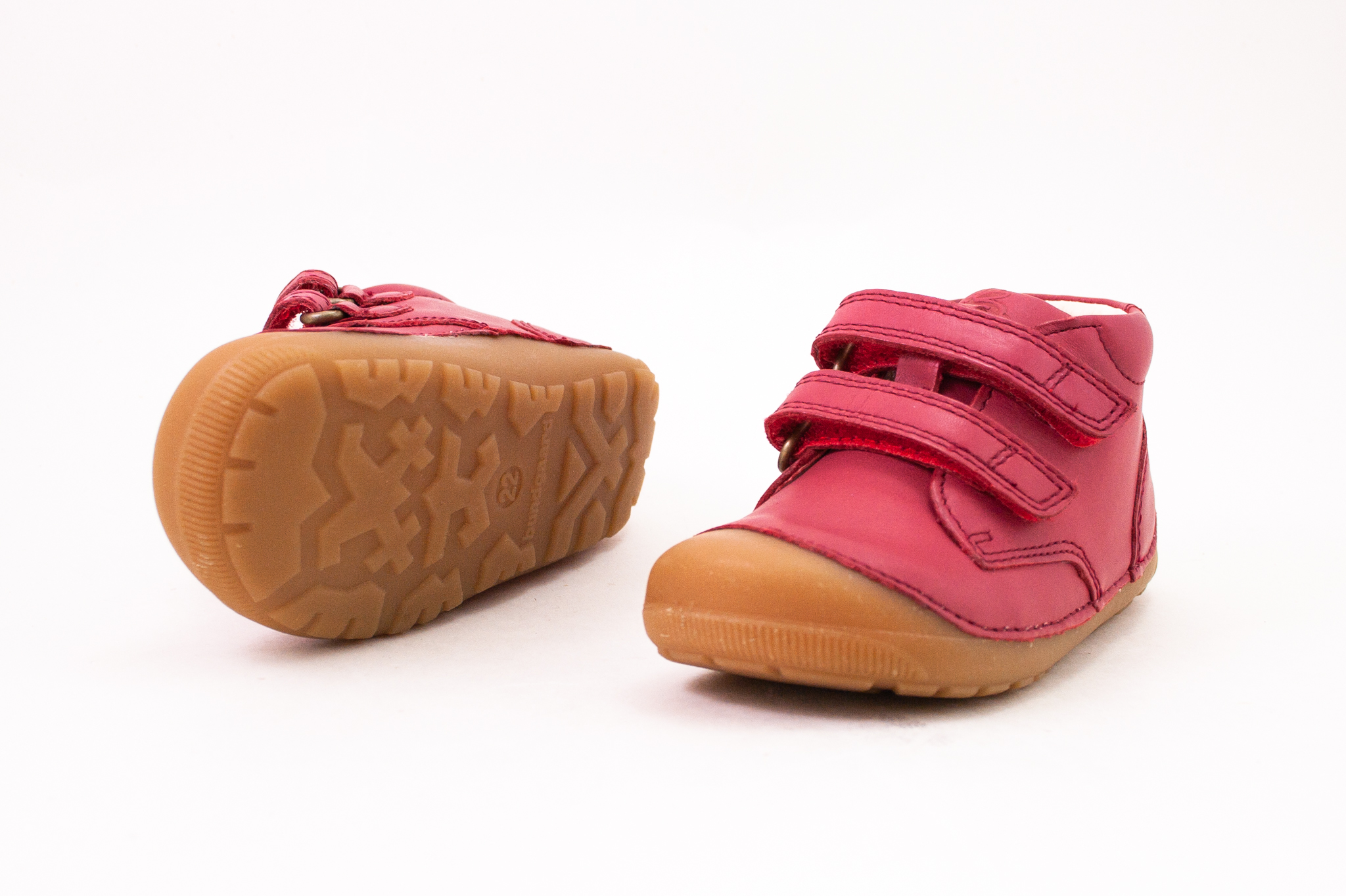 BUNDGAARD PETIT VELCRO STRAP RED WS Veľkosť: 19, Vnútorná dĺžka  topánky v cm: 12, Vnútorná šírka topánky v cm: 5.5