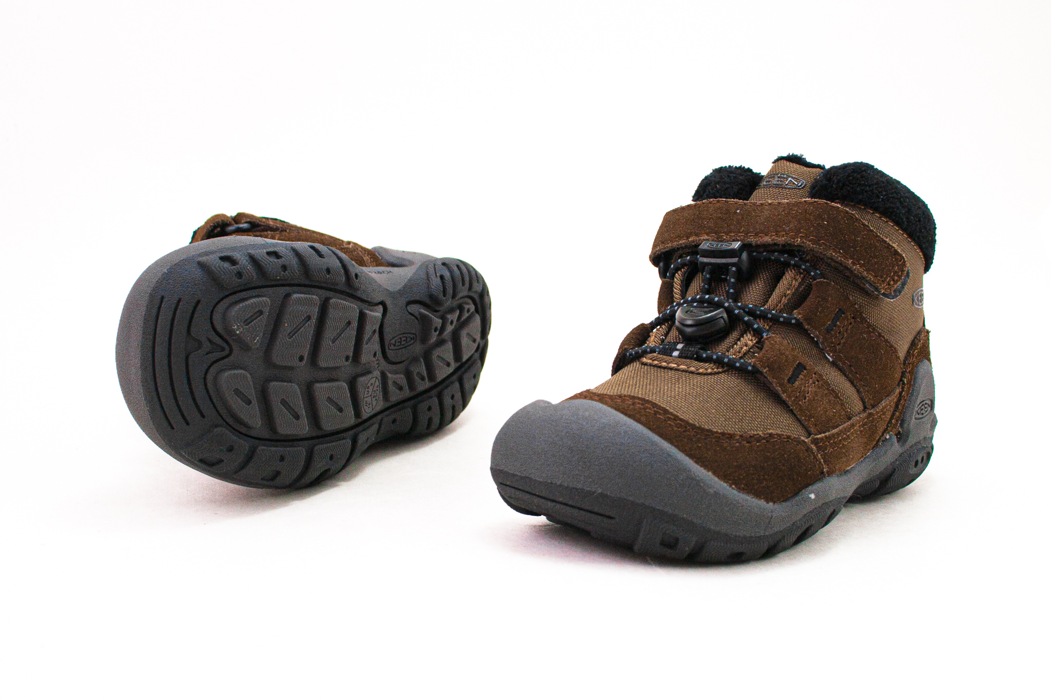 Keen  KEEN KNOTCH CHUKKA - DARK EARTH/BLACK Veľkosť: 24, 11: 15.2, Vnútorná šírka topánky v cm: 6.8