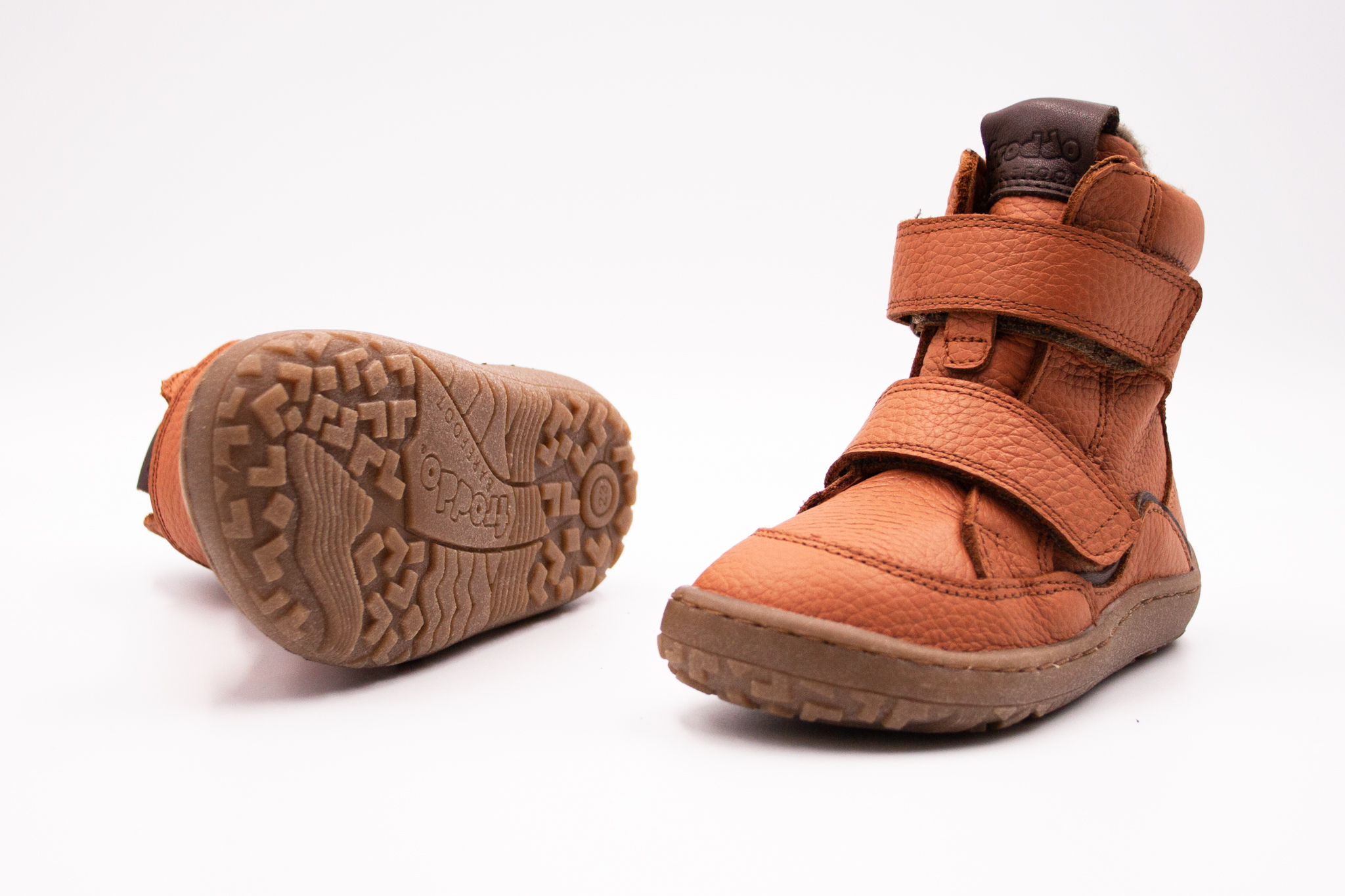Froddo  FRODDO BAREFOOT WINTER GRIP - COGNAC Veľkosť: 29, 11: 19.3, Vnútorná šírka topánky v cm: 7.4