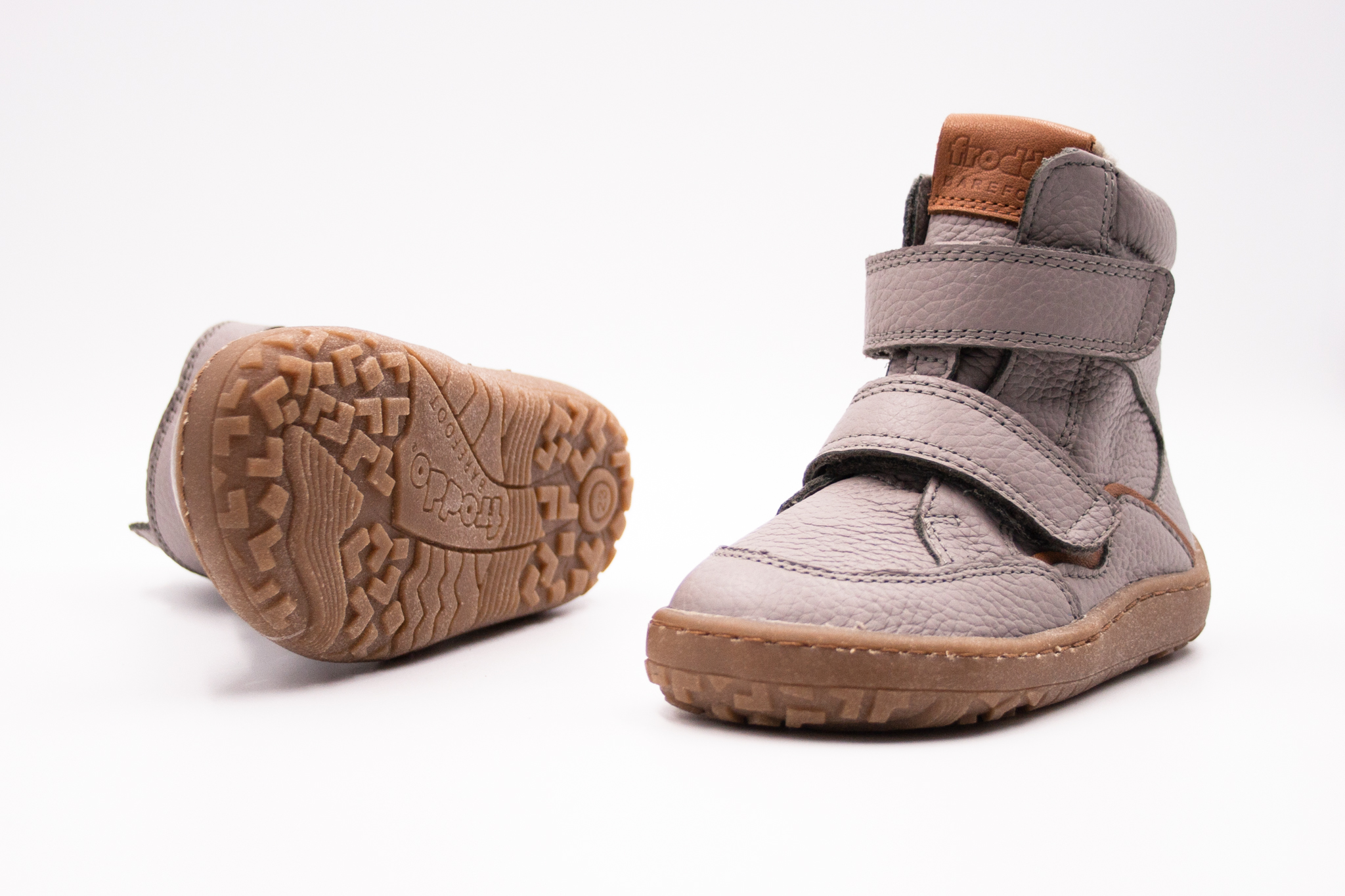 Froddo  FRODDO BAREFOOT WINTER GRIP - LIGHT GREY Veľkosť: 35, 11: 23.4, Vnútorná šírka topánky v cm: 8.2