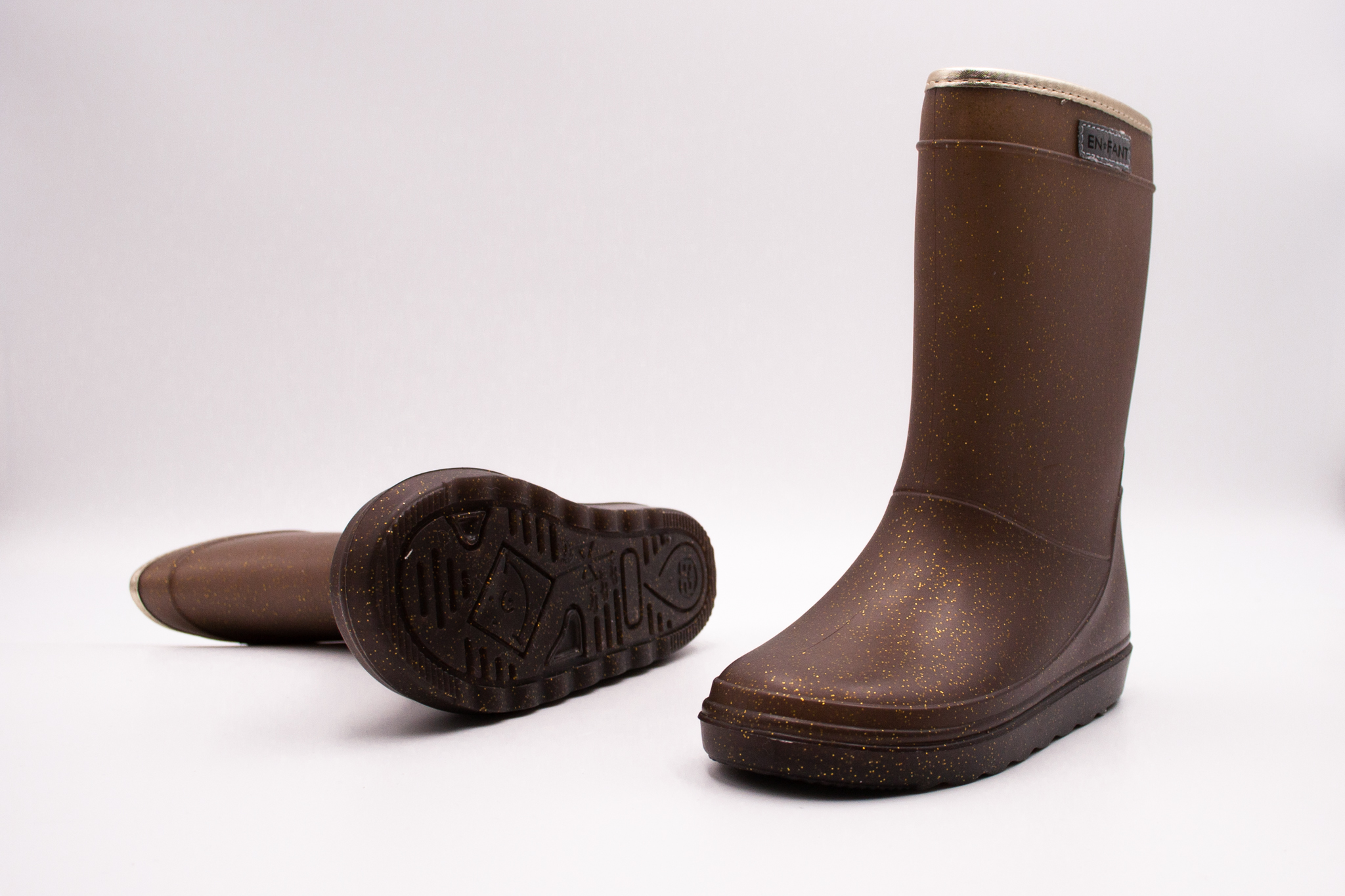 En Fant  ENFANT THERMAL BOOTS - GLITTER COFFEE BEAN Veľkosť: 20, 11: 12.4, Vnútorná šírka topánky v cm: 5.5