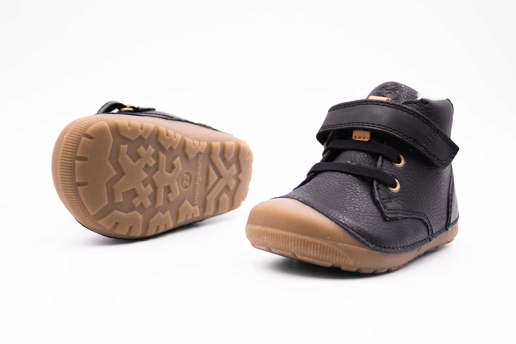 Bundgaard  BUNDGAARD PETIT MID WINTER LACE - BLACK Veľkosť: 22, 11: 13.5, Vnútorná šírka topánky v cm: 5.7