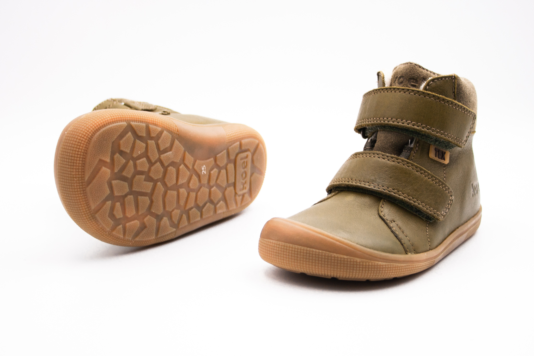 Koel4Kids  KOEL BERNARDO EMIL NAPA WOOL S MEMBRÁNOU - KHAKI Veľkosť: 32, 11: 20.1, Vnútorná šírka topánky v cm: 7.4