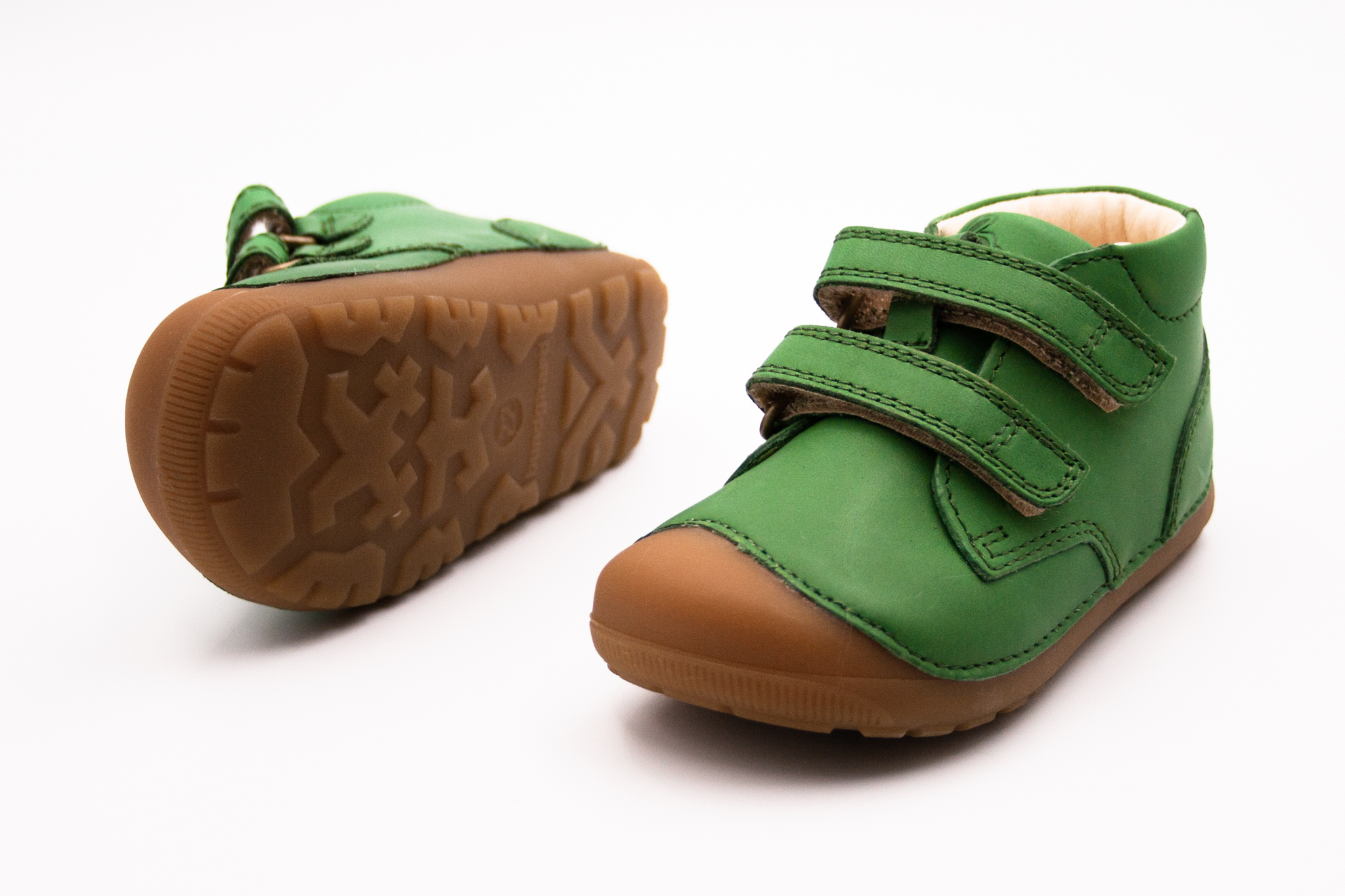BUNDGAARD PETIT VELCRO STRAP - GREEN Veľkosť: 19, Vnútorná dĺžka  topánky v cm: 12, Vnútorná šírka topánky v cm: 5.5