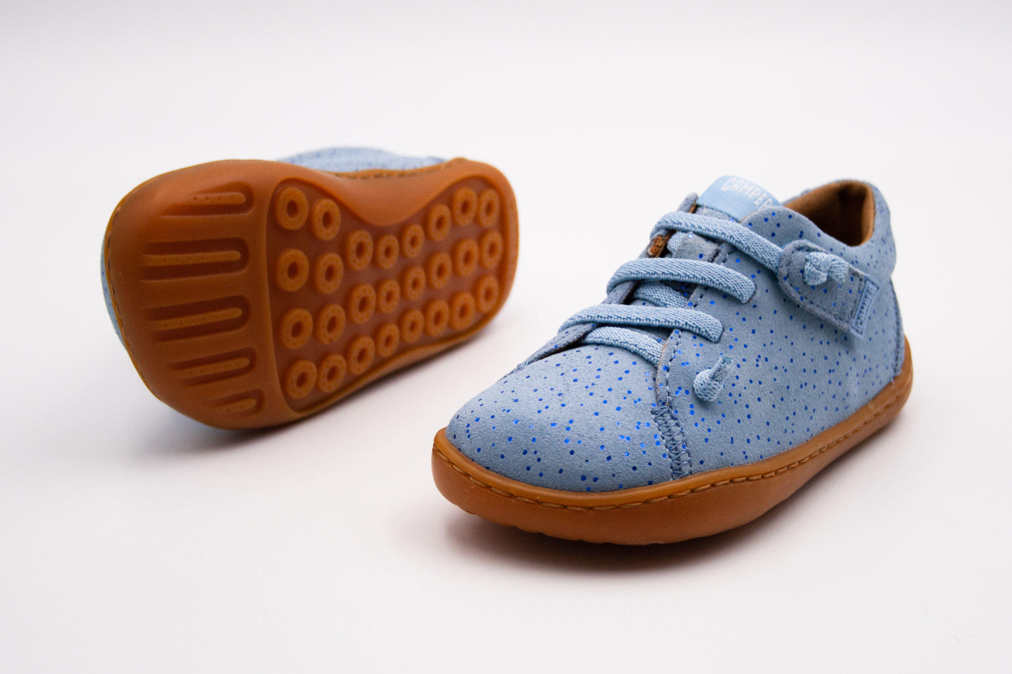 CAMPER FW PATH ABEJA - NIEVE CAPFICO-METAL BLUE Veľkosť: 22, Vnútorná dĺžka  topánky v cm: 14, Vnútorná šírka topánky v cm: 6.5