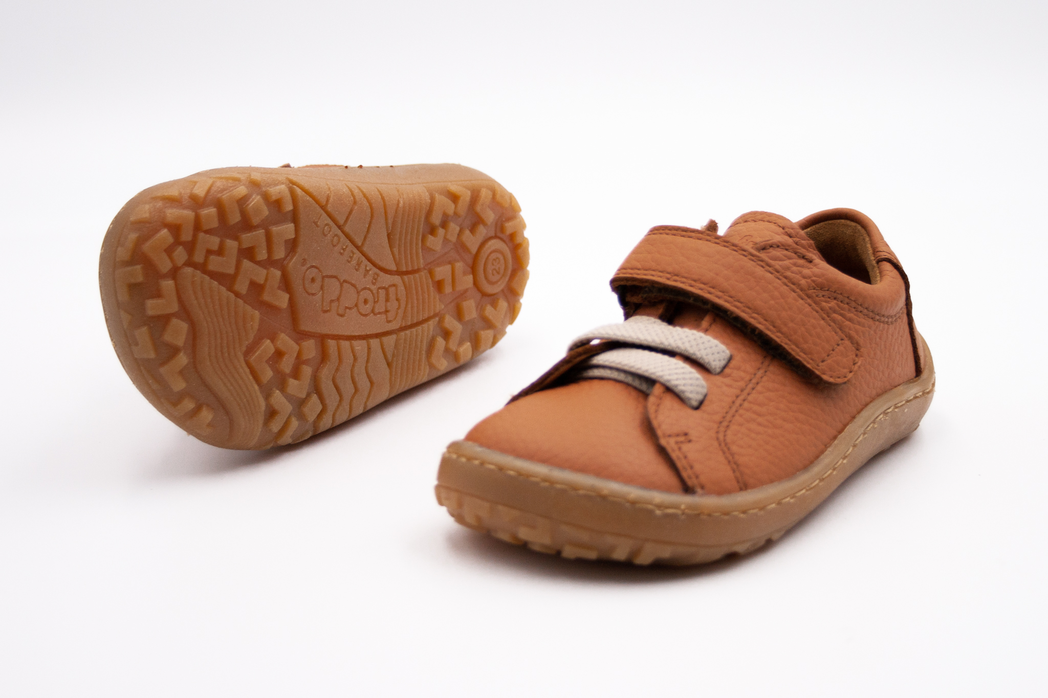 FRODDO BAREFOOT ELASTIC - COGNAC Veľkosť: 35, Vnútorná dĺžka  topánky v cm: 23, Vnútorná šírka topánky v cm: 8.4