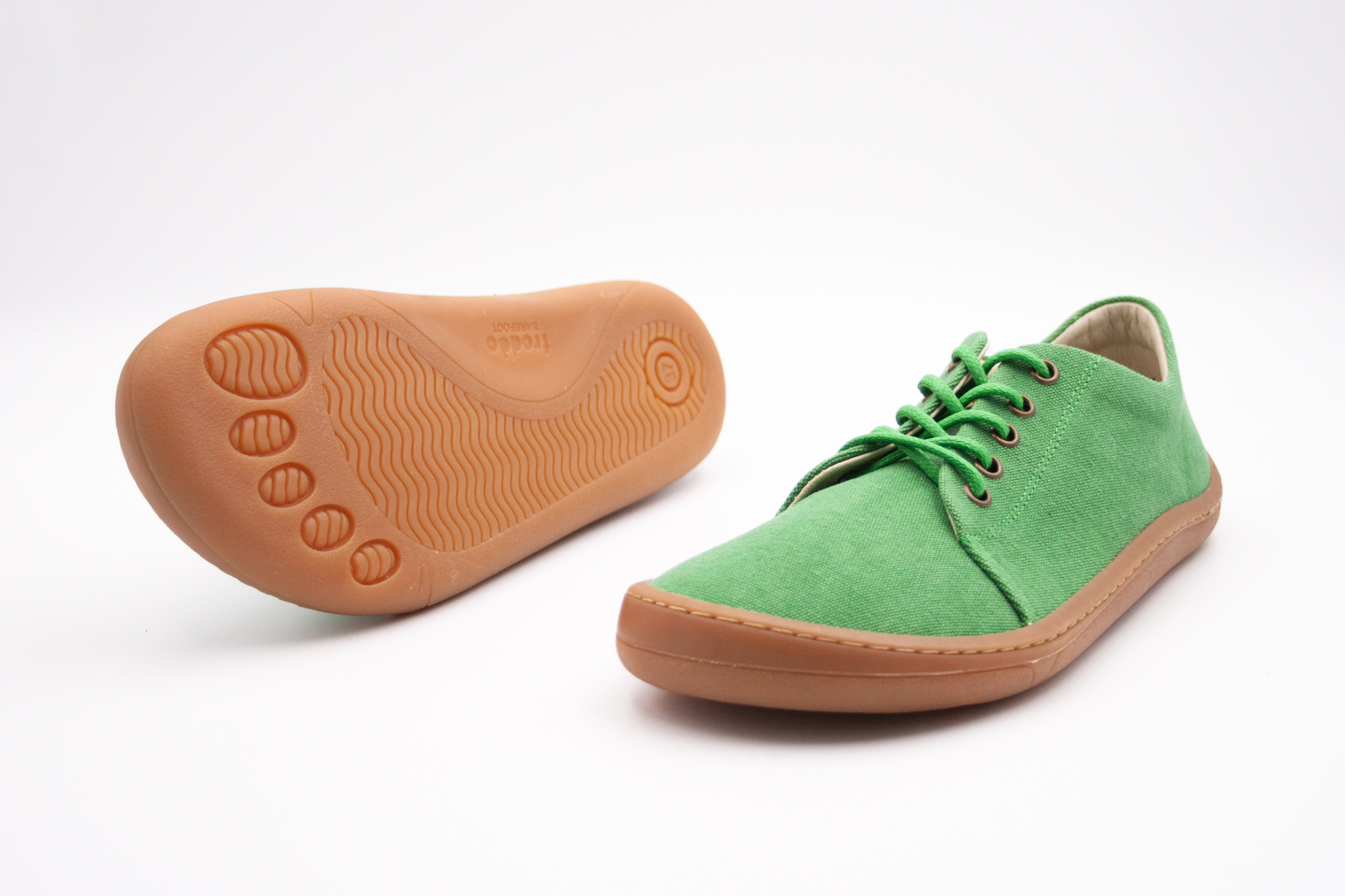 FRODDO BAREFOOT VEGAN LACES DOSPELÁCKE TENISKY - GREEN Veľkosť: 37, Vnútorná dĺžka  topánky v cm: 24.8, Vnútorná šírka topánky v cm: 8.8
