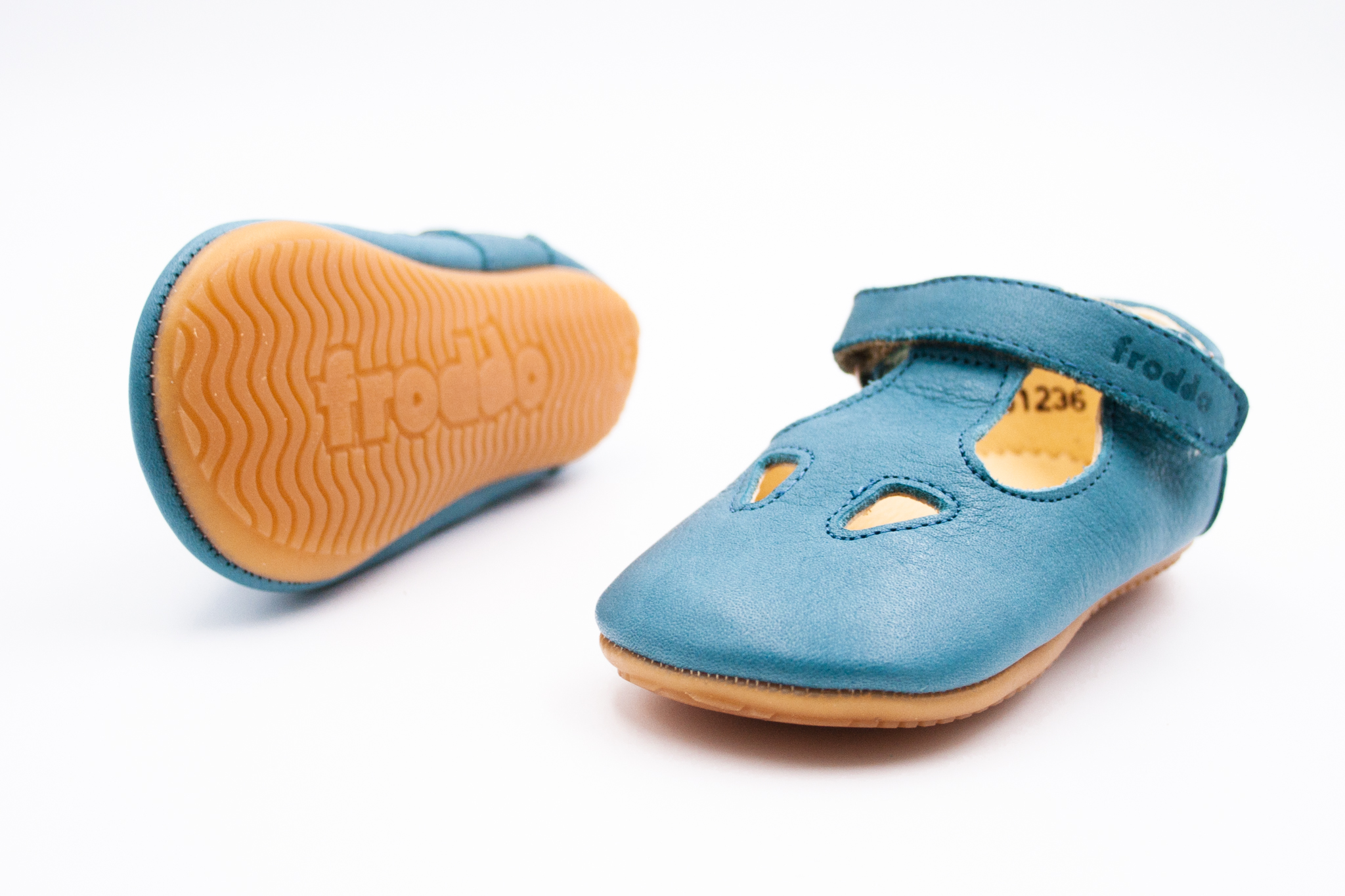 FRODDO PREWALKERS T-BAR - DENIM Veľkosť: 19, Vnútorná dĺžka  topánky v cm: 12, Vnútorná šírka topánky v cm: 5.5