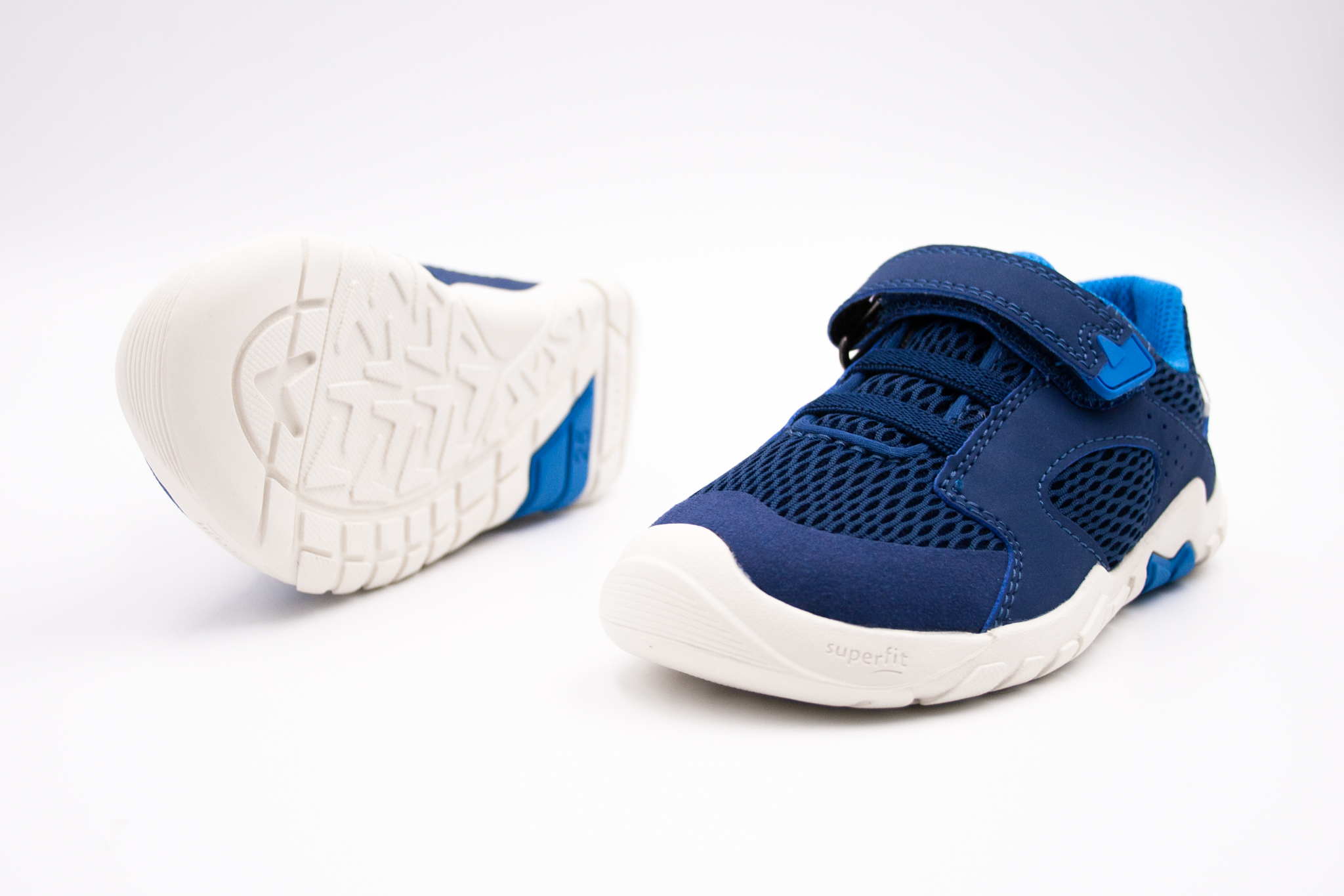 SUPERFIT TENISKY TRACE - BLUE Veľkosť: 25, Vnútorná dĺžka  topánky v cm: 16, Vnútorná šírka topánky v cm: 6.2