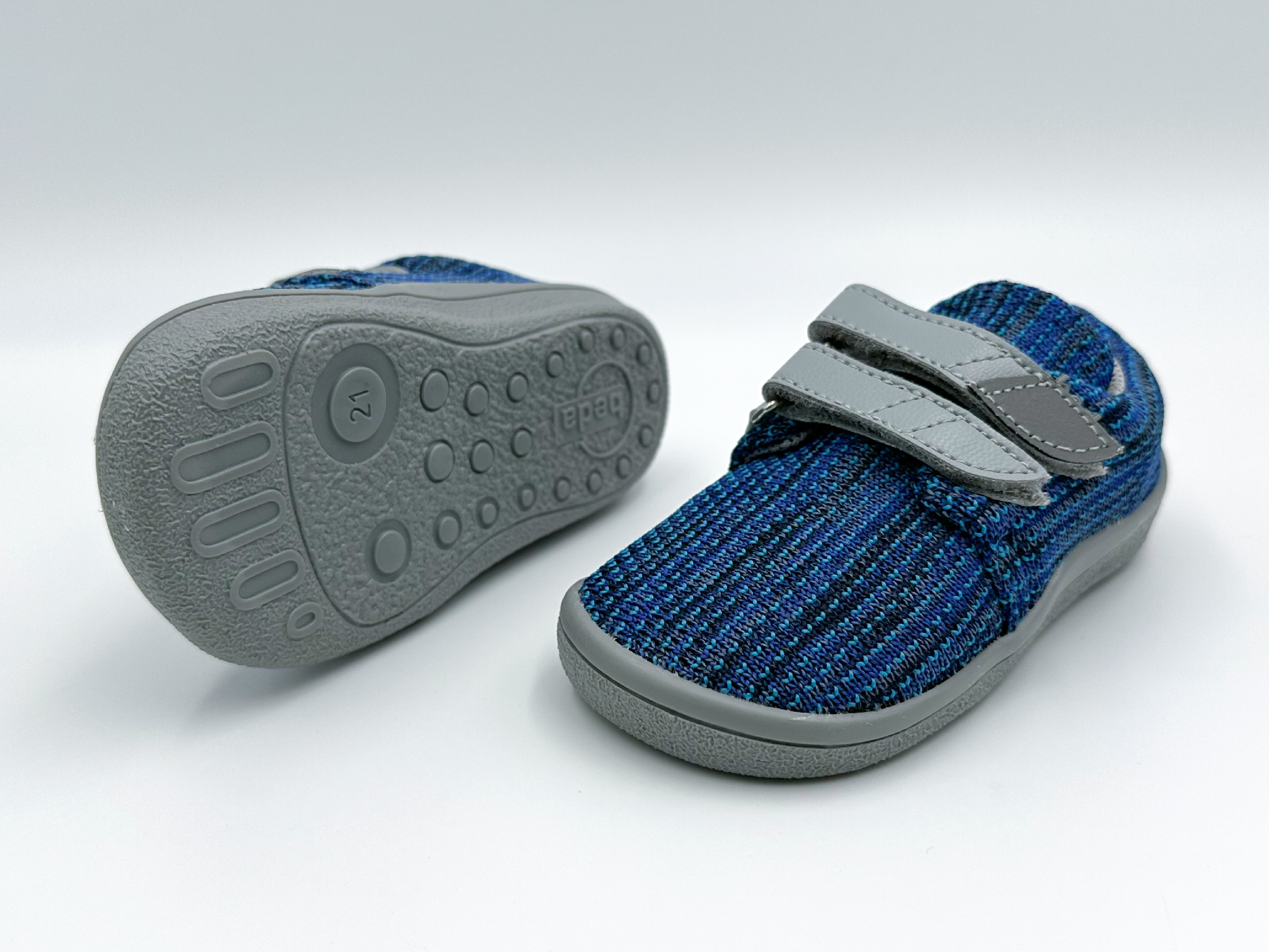BEDA BAREFOOT VEGAN TENISKY - BLUE MOON Veľkosť: 35, Vnútorná dĺžka  topánky v cm: 22.5, Vnútorná šírka topánky v cm: 8.4