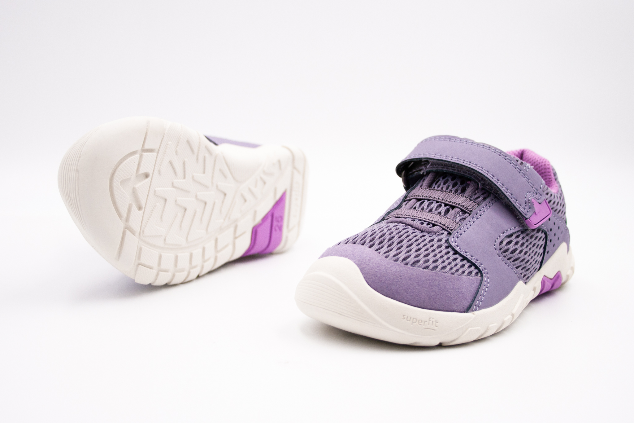 SUPERFIT TENISKY TRACE - LILA Veľkosť: 25, Vnútorná dĺžka  topánky v cm: 16, Vnútorná šírka topánky v cm: 6.2