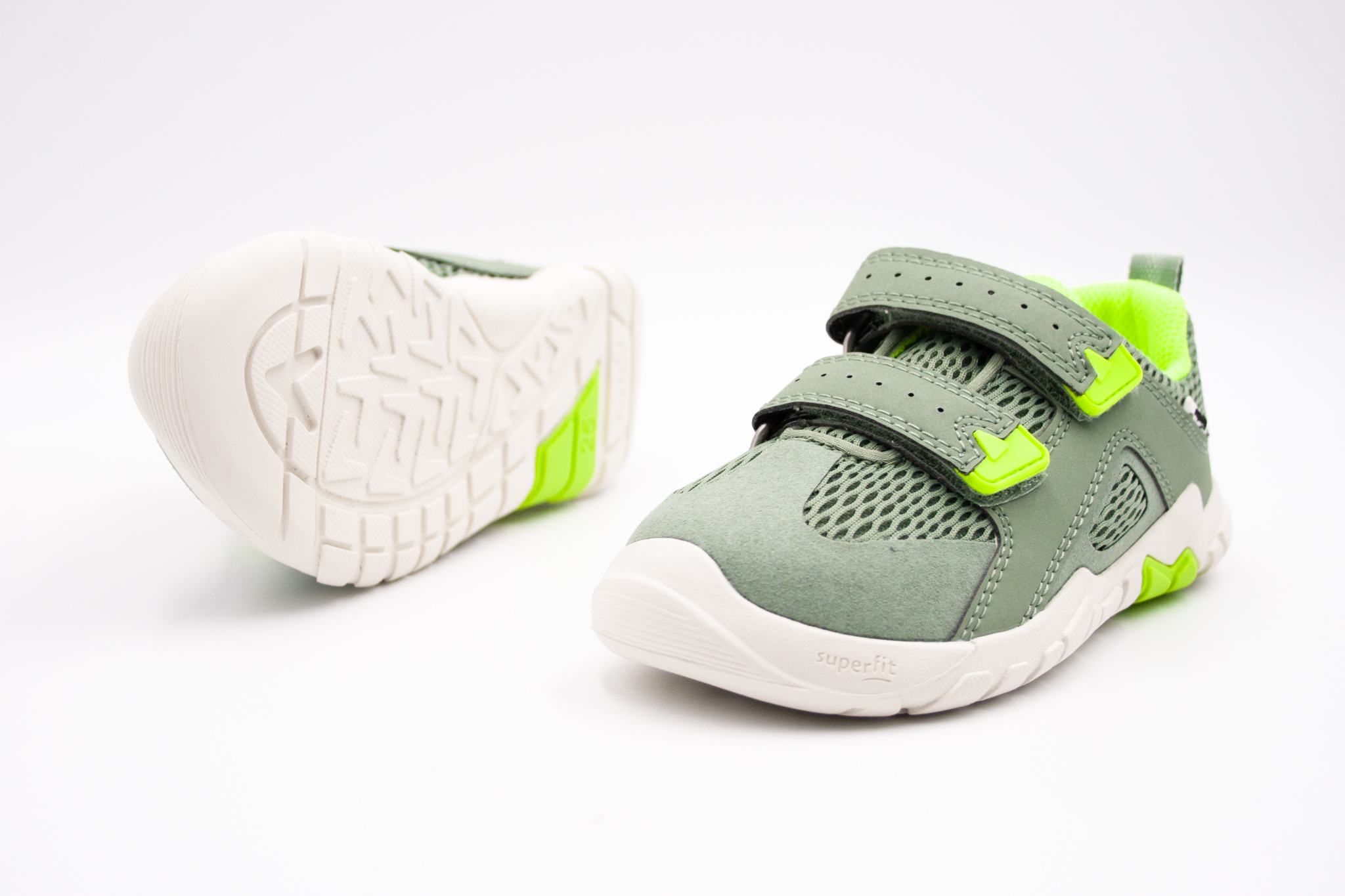 SUPERFIT TENISKY TRACE - LIGHT GREEN Veľkosť: 26, Vnútorná dĺžka  topánky v cm: 16.8, Vnútorná šírka topánky v cm: 6.4