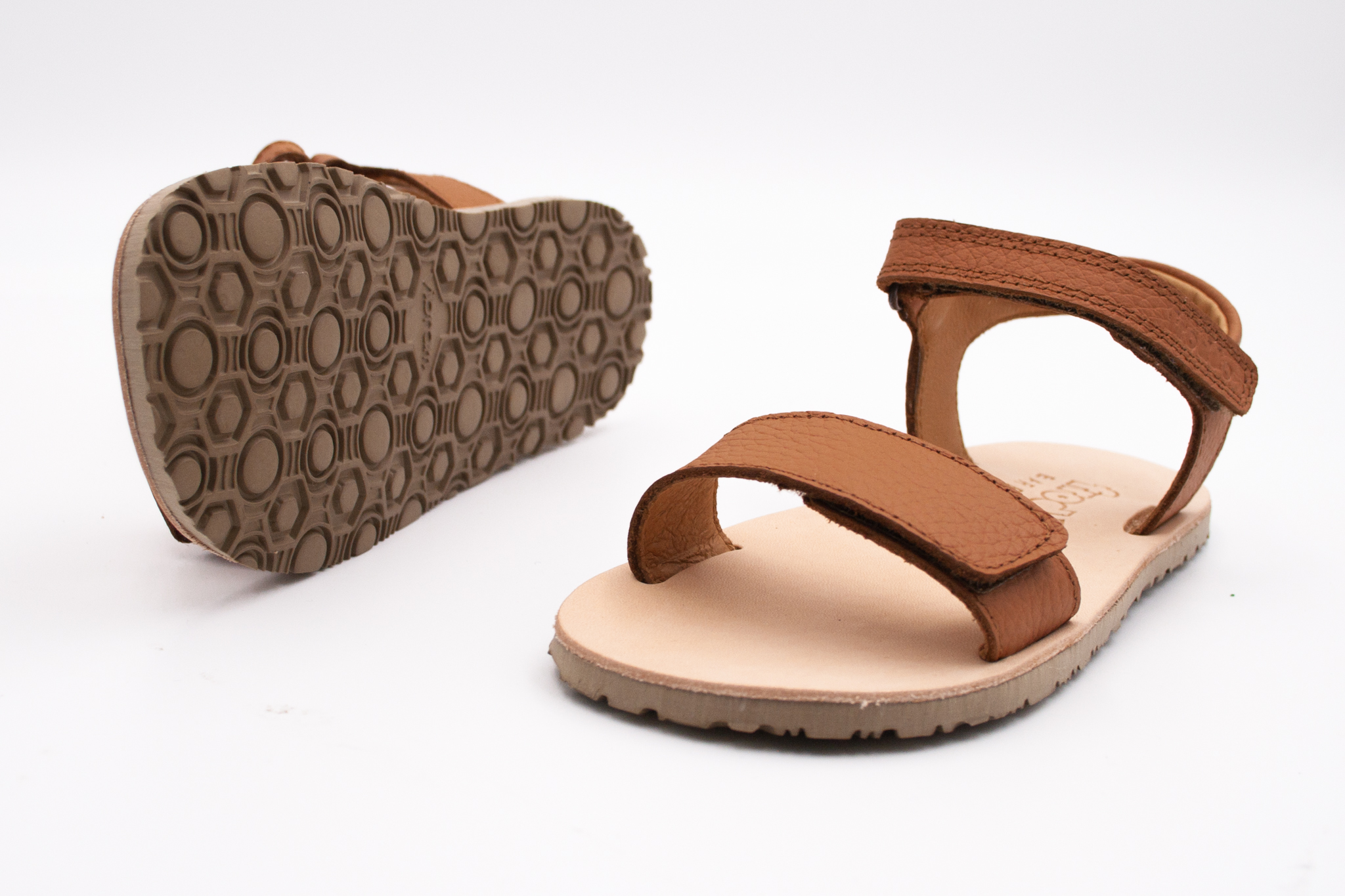FRODDO OTVORENÉ SANDÁLKY FLEXY LIA VIBRAM - COGNAC Veľkosť: 35, Vnútorná dĺžka  topánky v cm: 23.3, Vnútorná šírka topánky v cm: 8.1