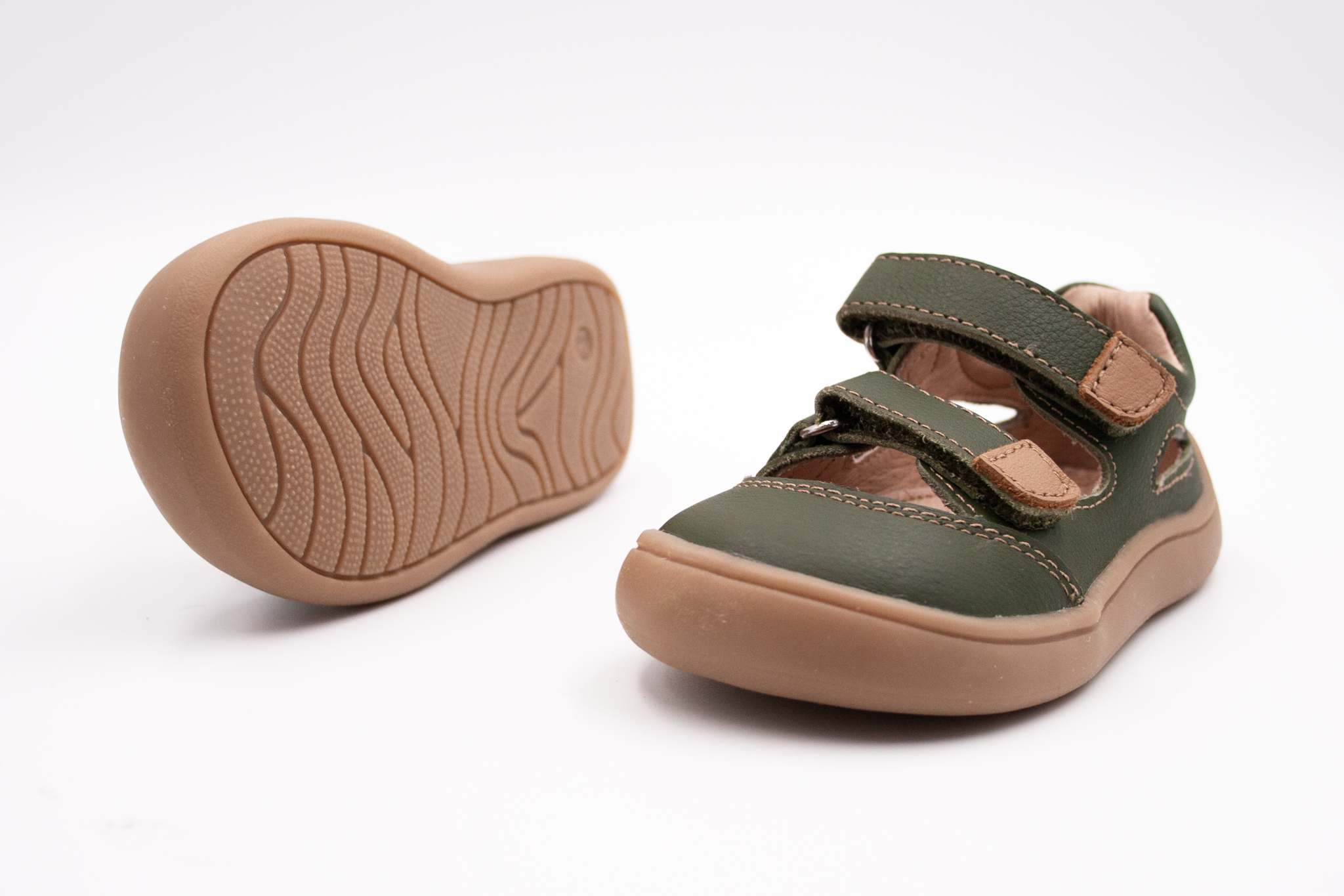 PROTETIKA BAREFOOT SANDÁLKY TERY - GREEN Veľkosť: 35, Vnútorná dĺžka  topánky v cm: 22.8, Vnútorná šírka topánky v cm: 8.4