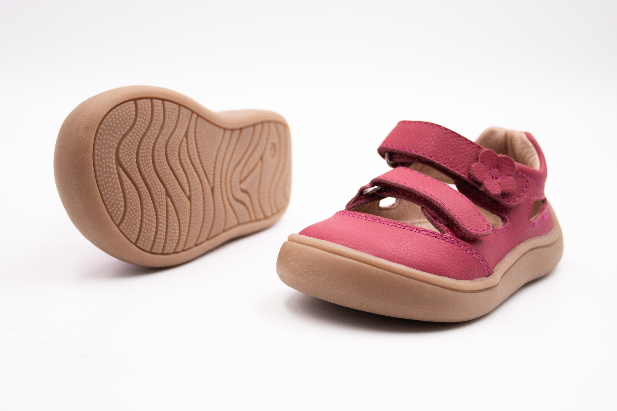 PROTETIKA BAREFOOT SANDÁLKY TERY - RED Veľkosť: 35, Vnútorná dĺžka  topánky v cm: 22.8, Vnútorná šírka topánky v cm: 8.4