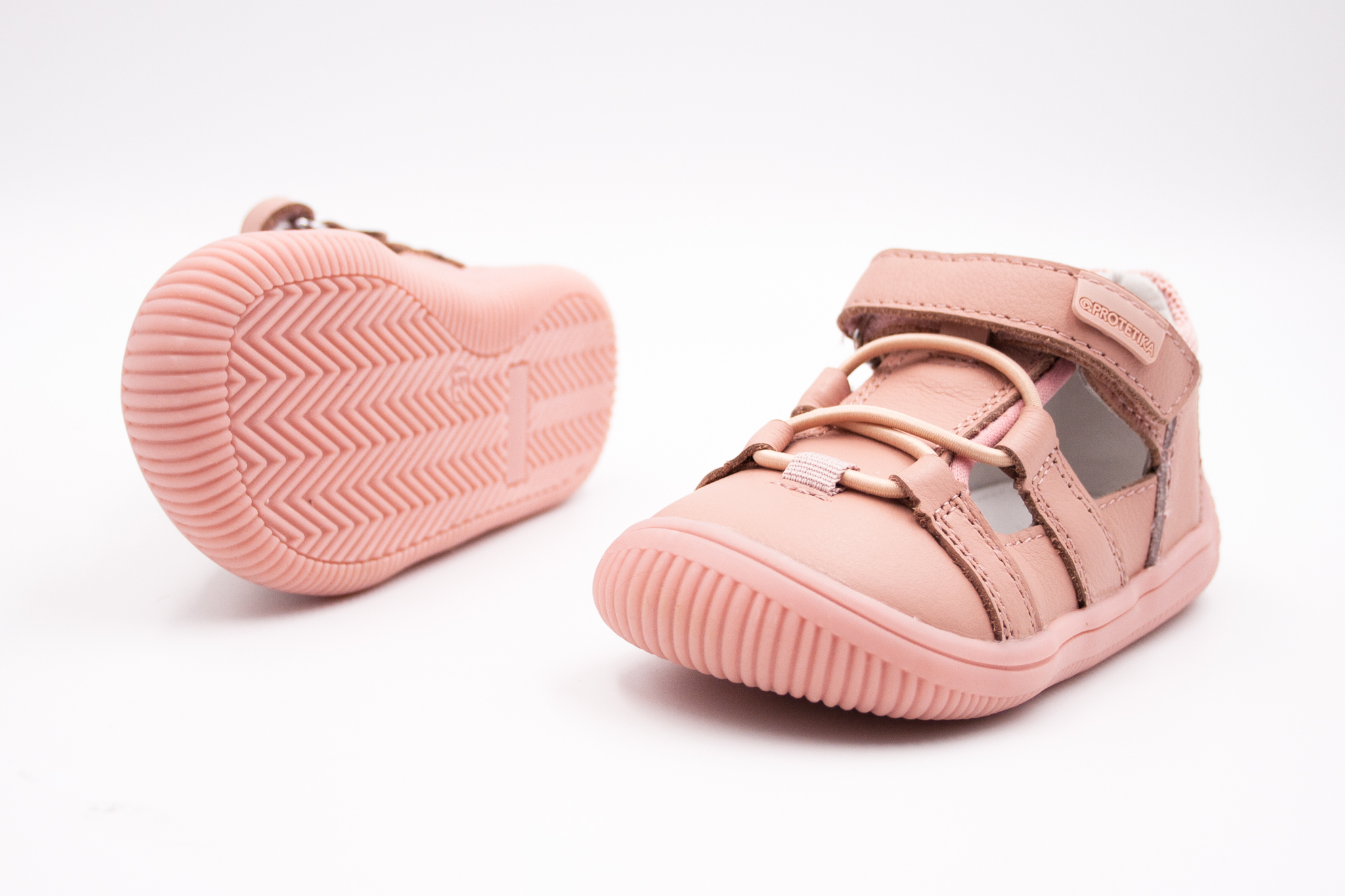 PROTETIKA BAREFOOT ŠPORTOVÉ SANDÁLKY KENDY - NUDE Veľkosť: 19, Vnútorná dĺžka  topánky v cm: 11.9, Vnútorná šírka topánky v cm: 5.5