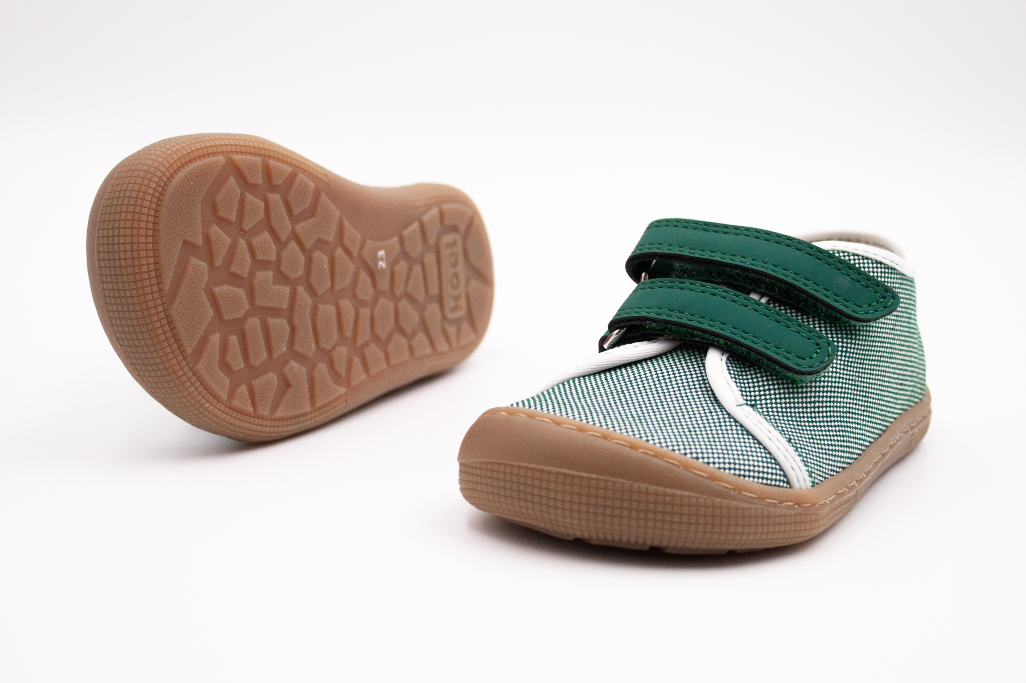 Koel4Kids KOEL BAREFOOT TENISKY BERNARDINO DUD - GREEN Veľkosť: 26, Vnútorná dĺžka  topánky v cm: 17.1, Vnútorná šírka topánky v cm: 7