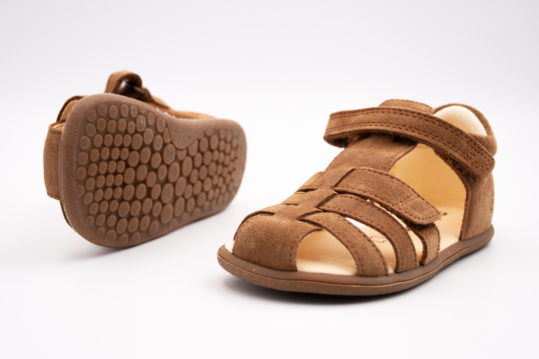 BUNDGAARD SANDÁLKY ROX IV - BROWN Veľkosť: 23, Vnútorná dĺžka  topánky v cm: 15.4, Vnútorná šírka topánky v cm: 6.4