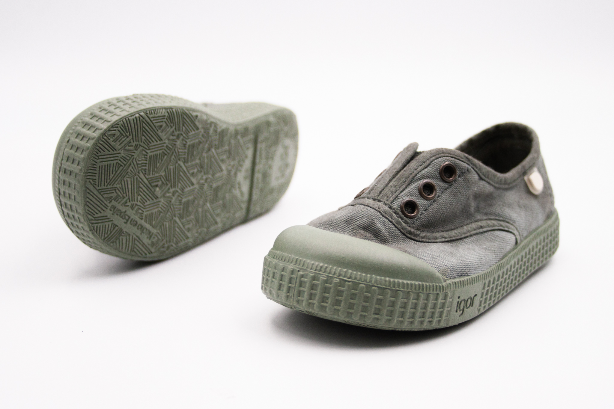 IGOR SHOES PLÁTENKY NAŠUCHOVAČKY BERRI - MC VERDE Veľkosť: 22, Vnútorná dĺžka  topánky v cm: 13.9, Vnútorná šírka topánky v cm: 6