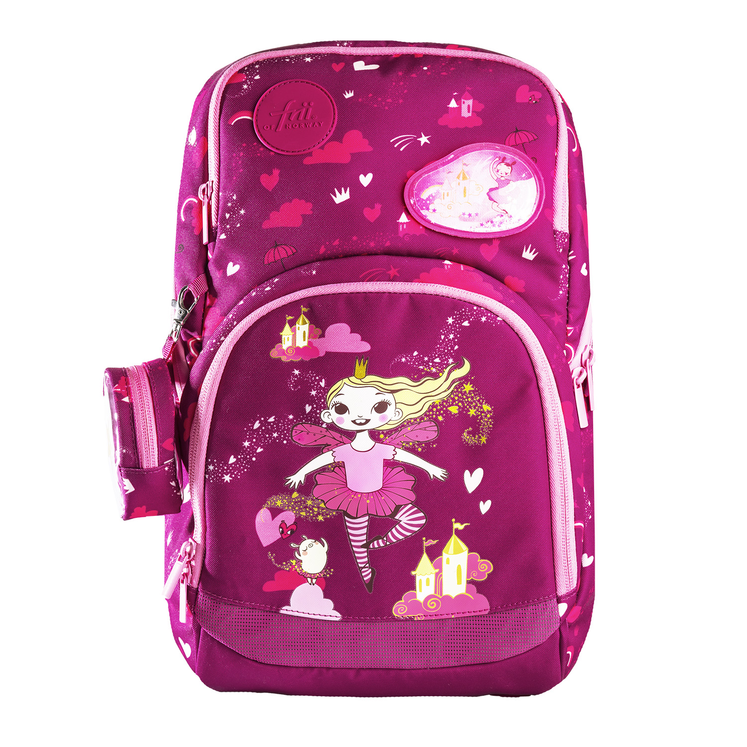 FRII OF NORWAY ERGONOMICKÁ ŠKOLSKÁ TAŠKA EXPAND 20-25 L - BALLERINA DARK PINK